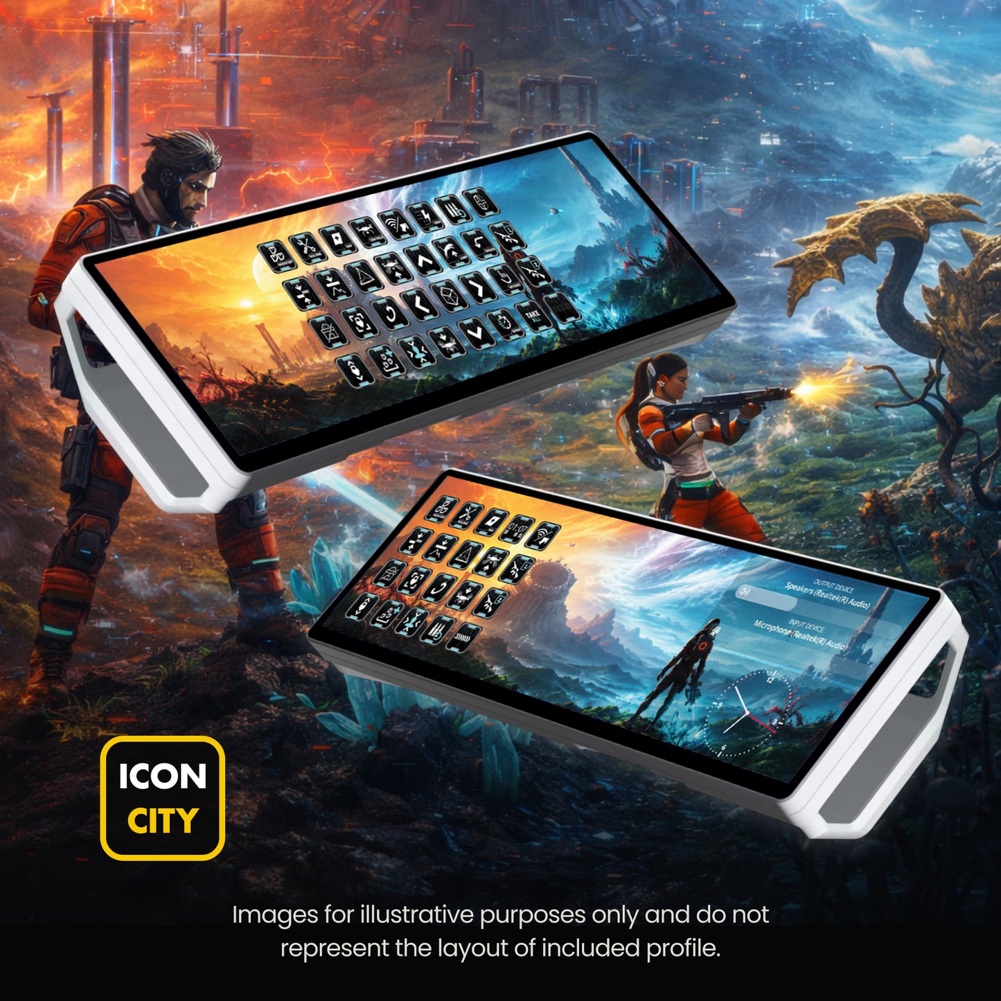 Star Rupture - Made for Corsair Xeneon Edge - Small, Medium and Large Widgets