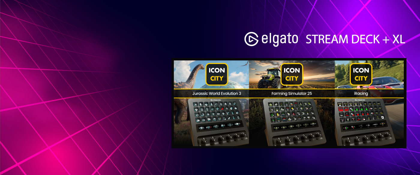 Elgato Stream Deck + XL - iConCity.com icons and profiles available