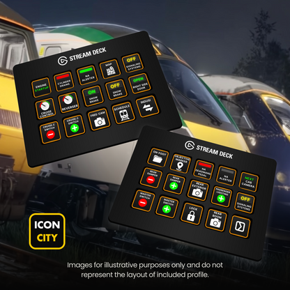 Train_Sim_World_6 by iConCity - Stream Deck icons and  2 Profiles 