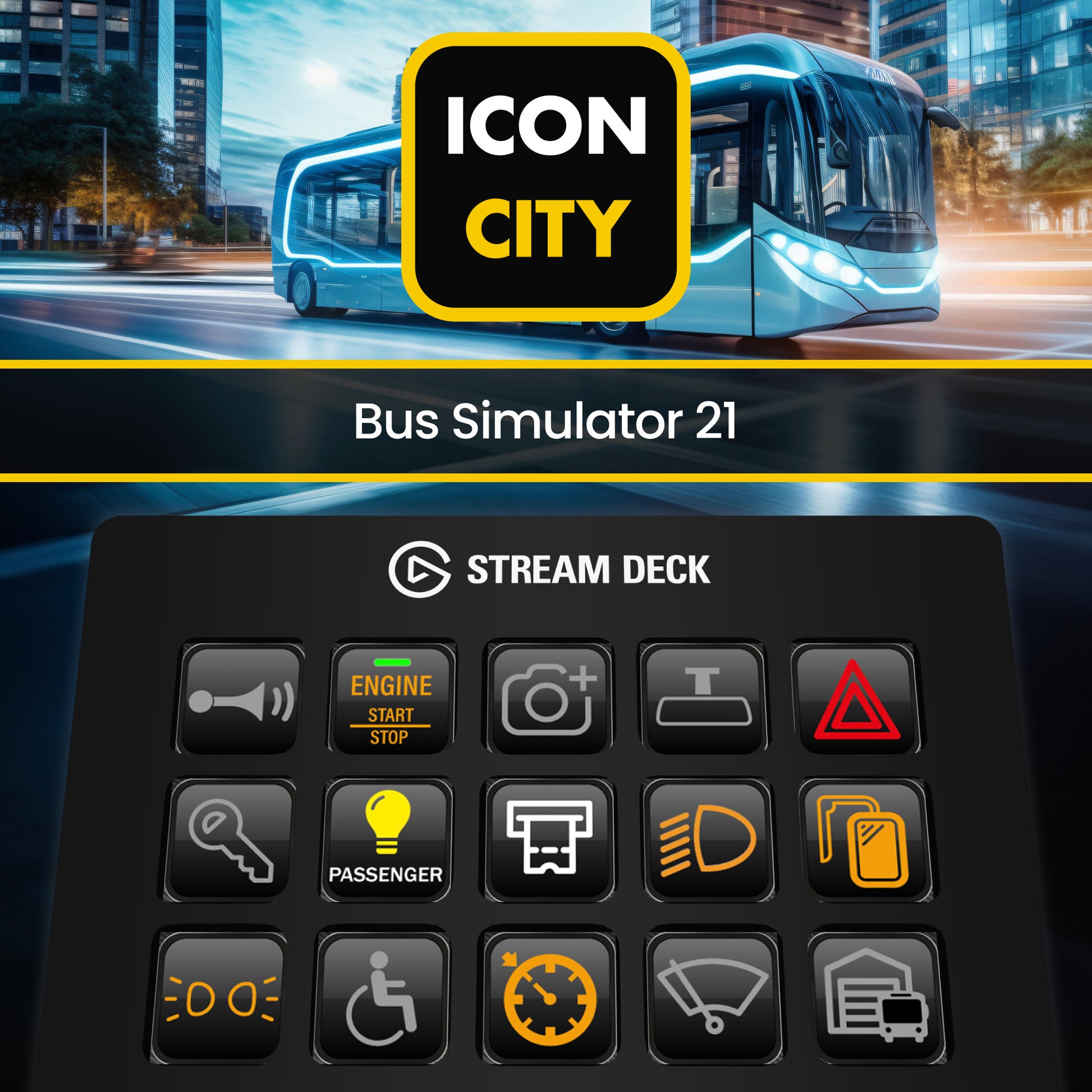 Bus Simulator 21 icon pack