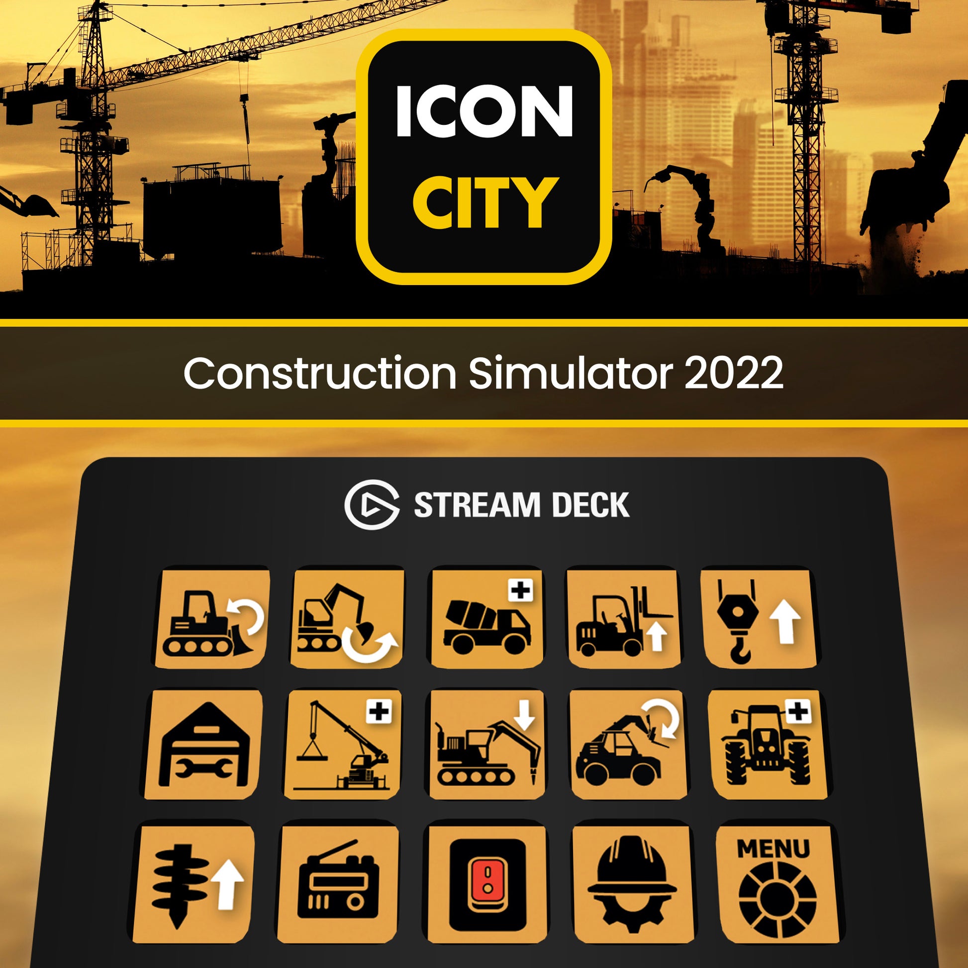 Construction Simulator 2022 icon pack