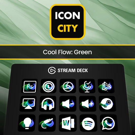 Cool Flow: Green icon pack