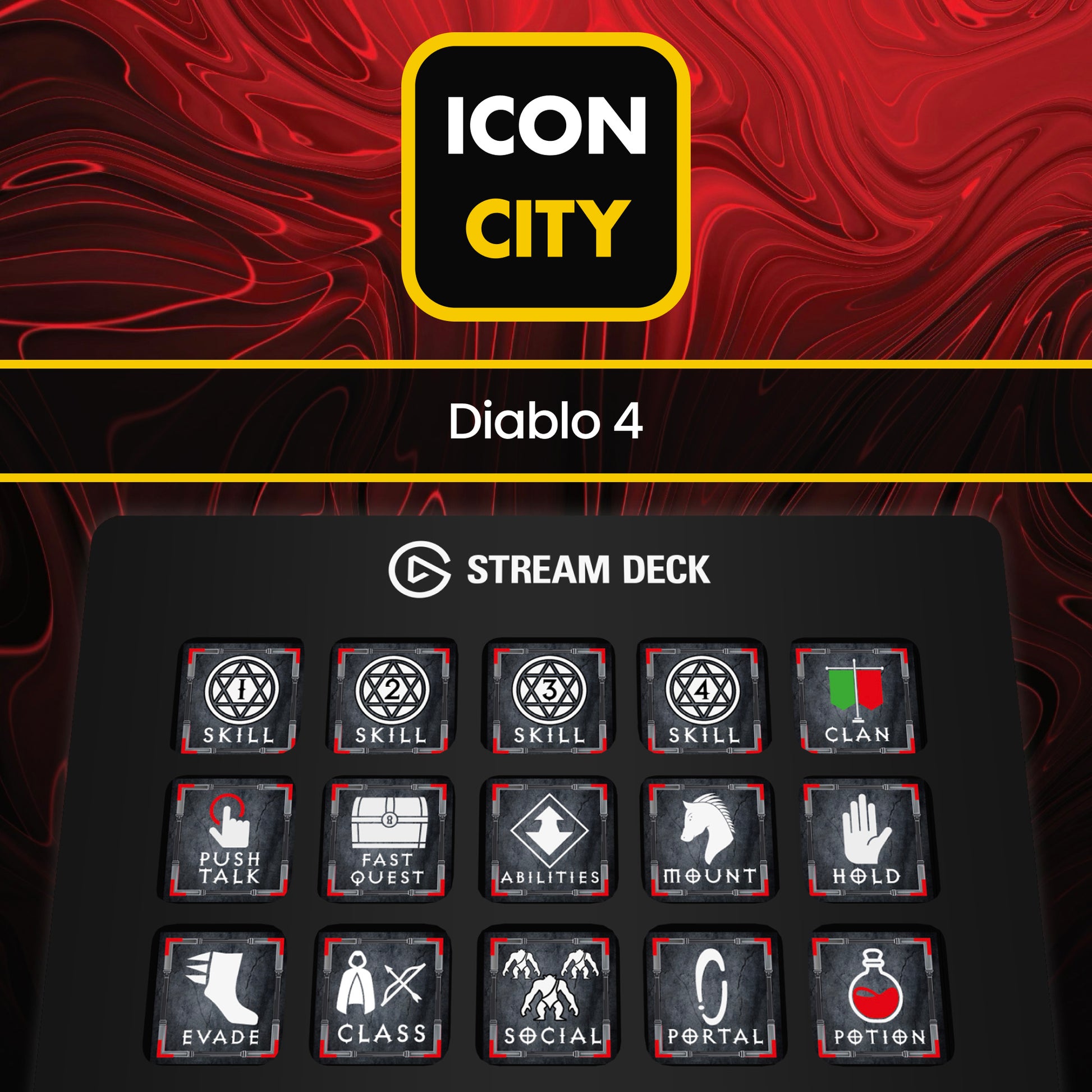 Diablo 4 icon pack