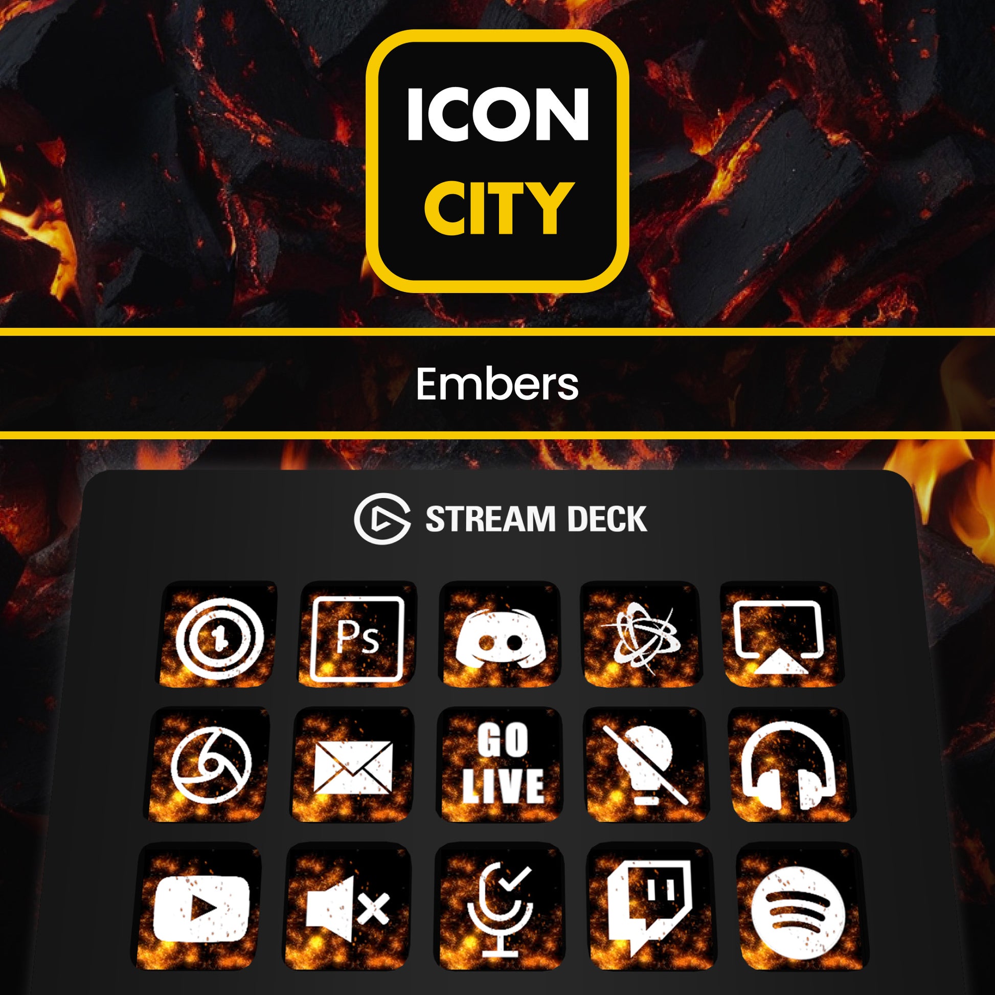 Embers icon pack