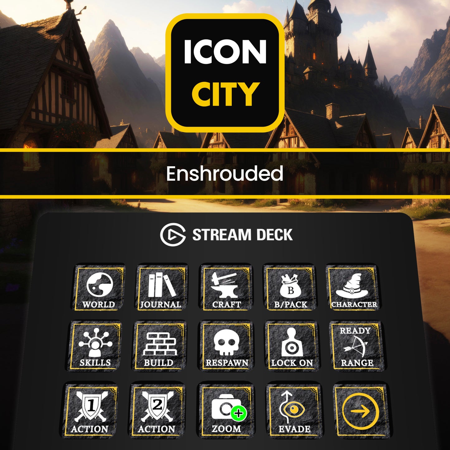 Enshrouded icon pack from iConCity