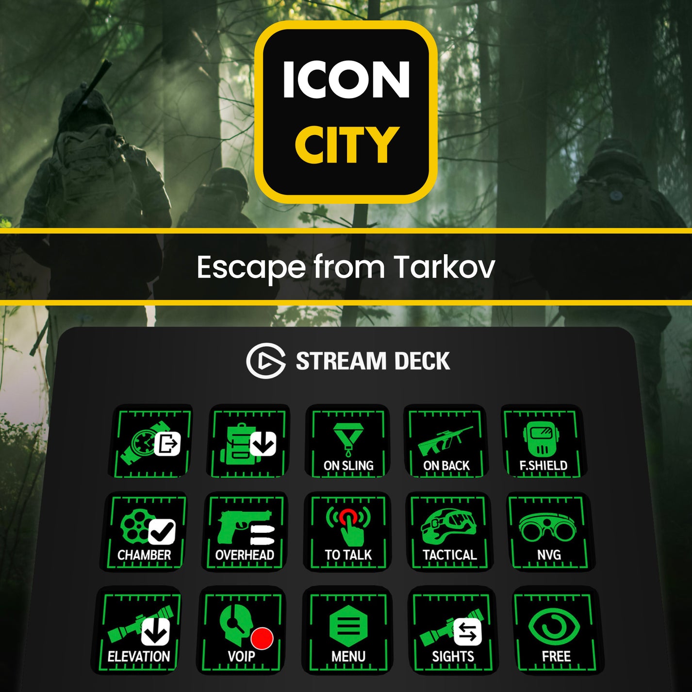 Escape from Tarkov - 95 Icons for Elgato Stream Deck – iConCity.com