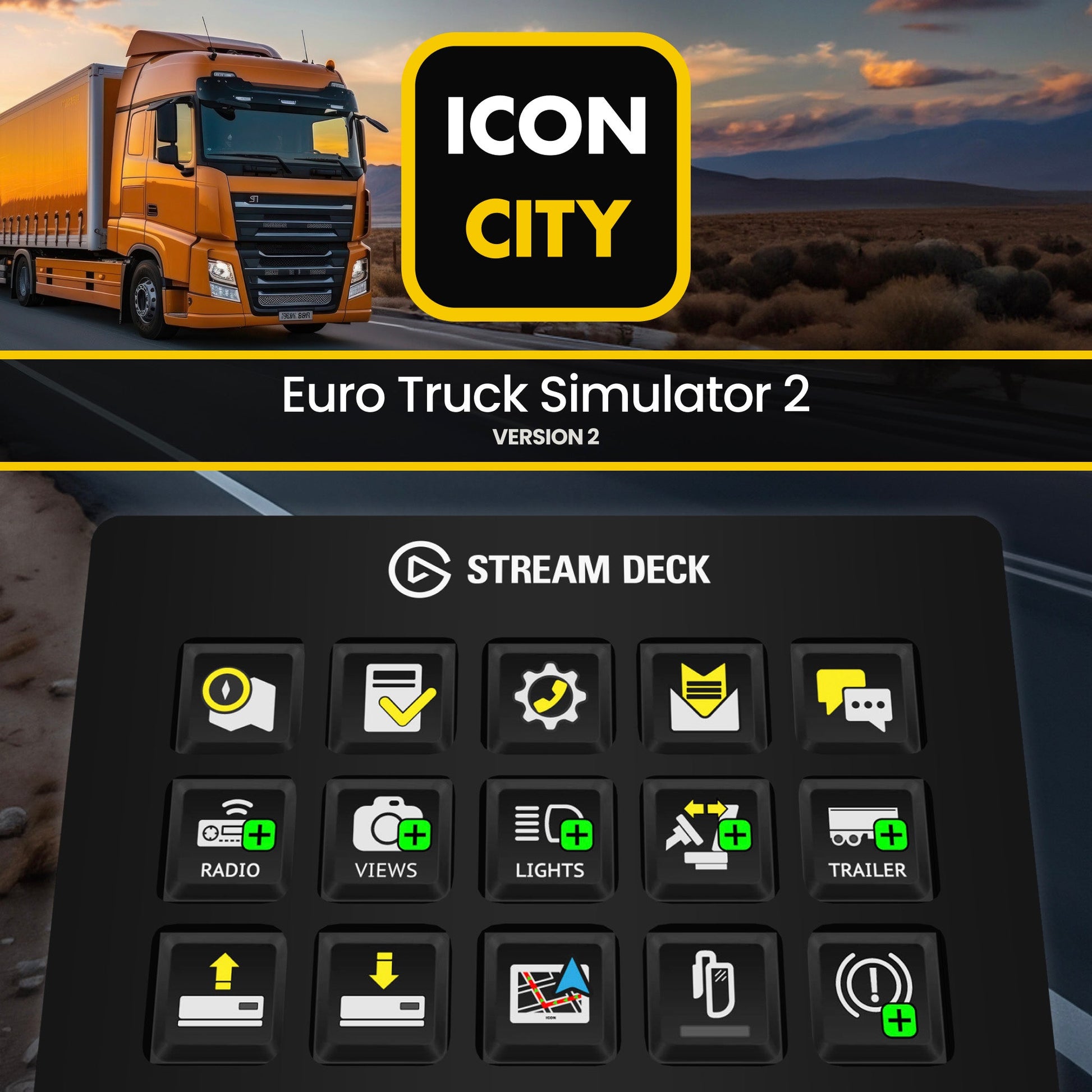 Euro Truck Simulator 2 Version 2 icon pack