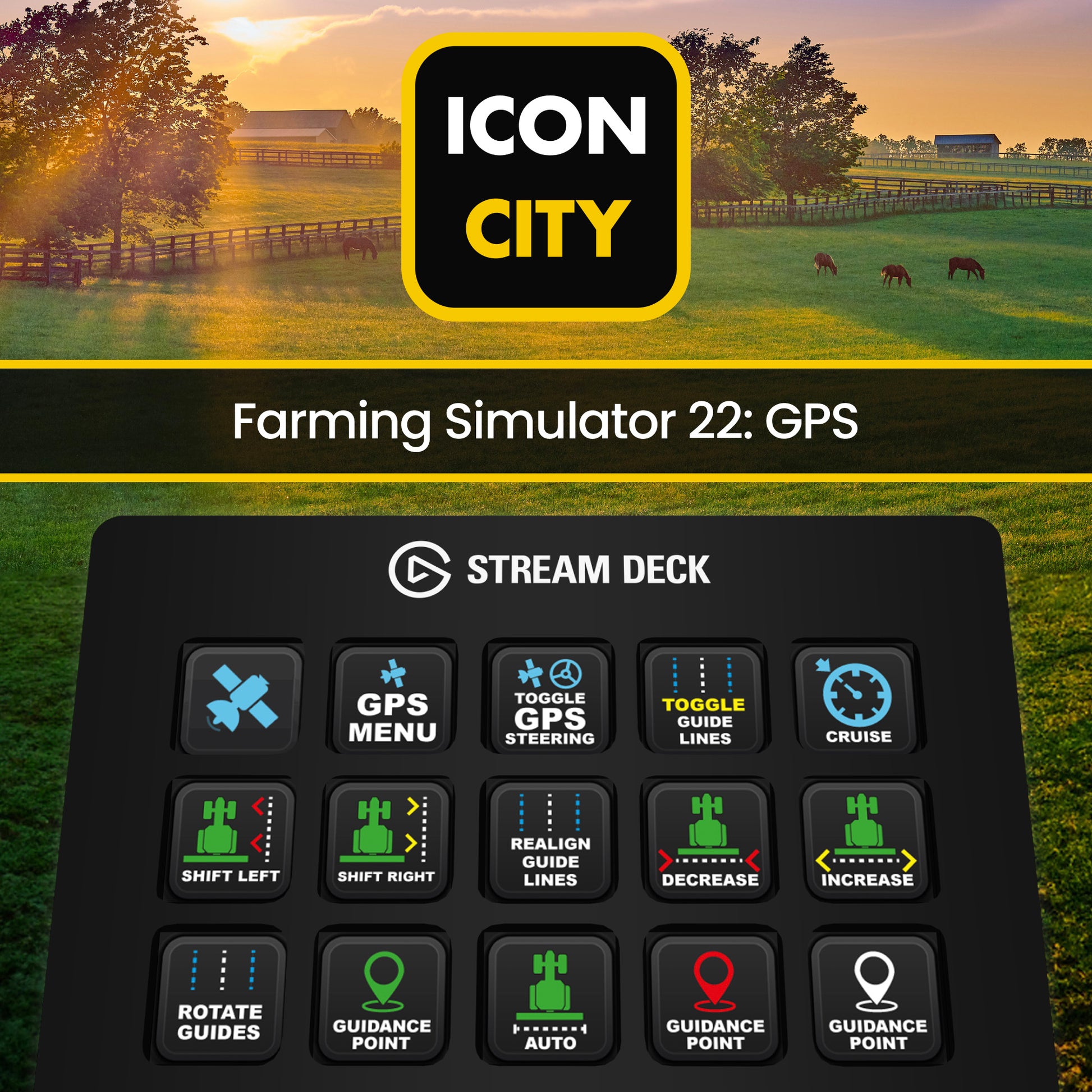 Farming Simulator 22: GPS icon pack