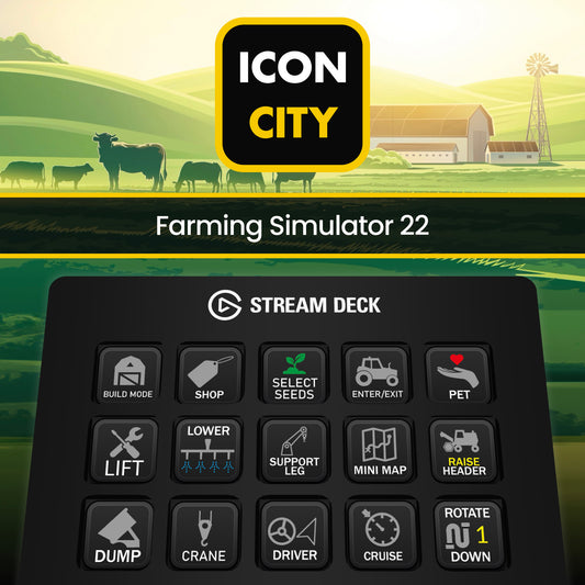 Farming Simulator 22 icon pack from iConCity