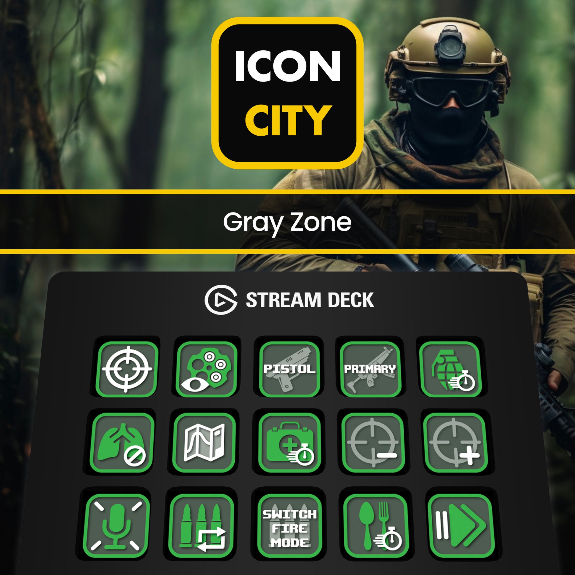 Grey Zone icon pack