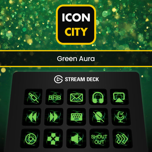 Green Aura icon pack from iConCity