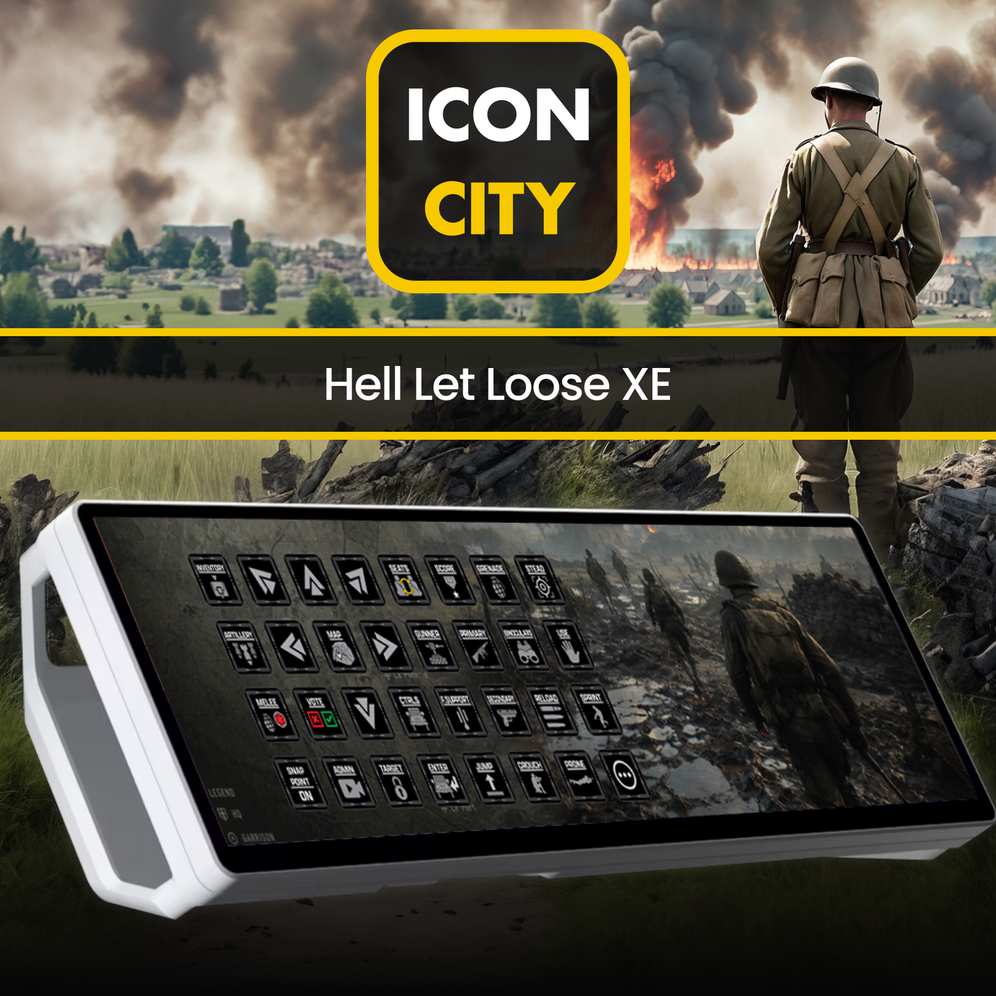 Hell Let Loose   for the Corsair Xeneon Edge - Small, Medium and Large Profiles included