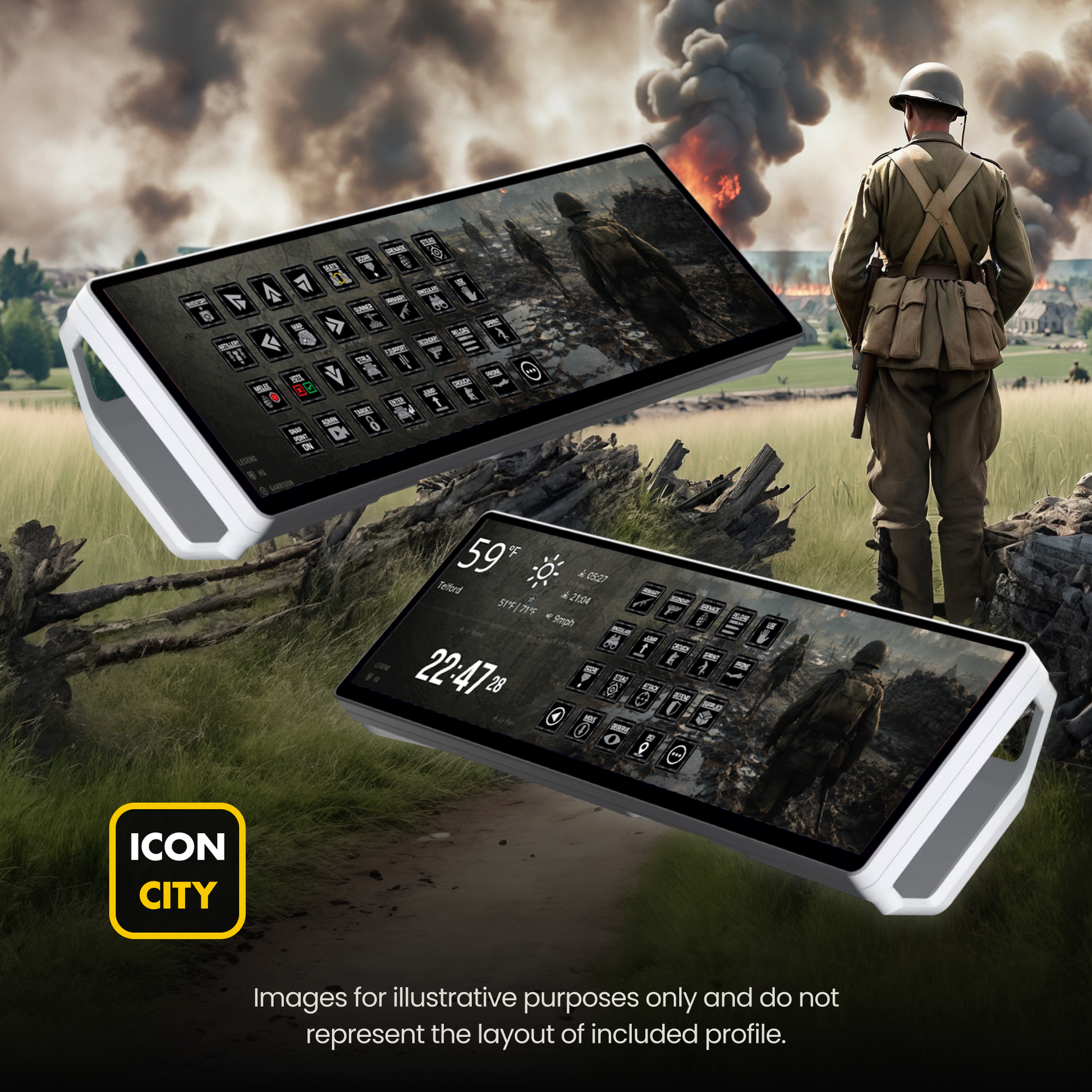 Hell Let Loose   for the Corsair Xeneon Edge - Small, Medium and Large Profiles included