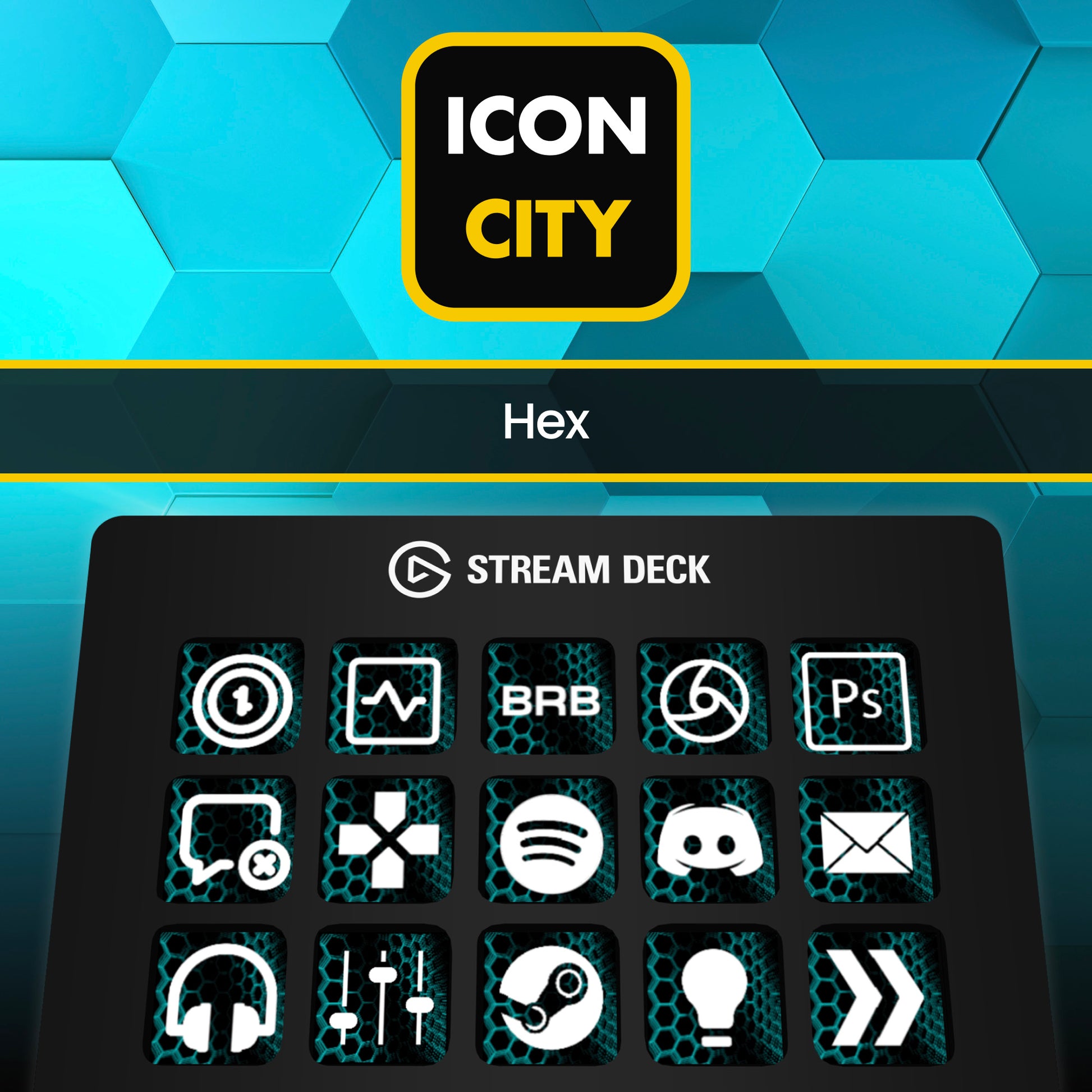 Hex icon pack