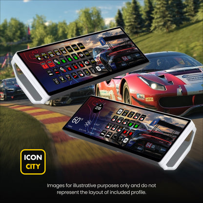 iRacing for Xeneon Edge - by iConCity.com  - Touchscreen Racing