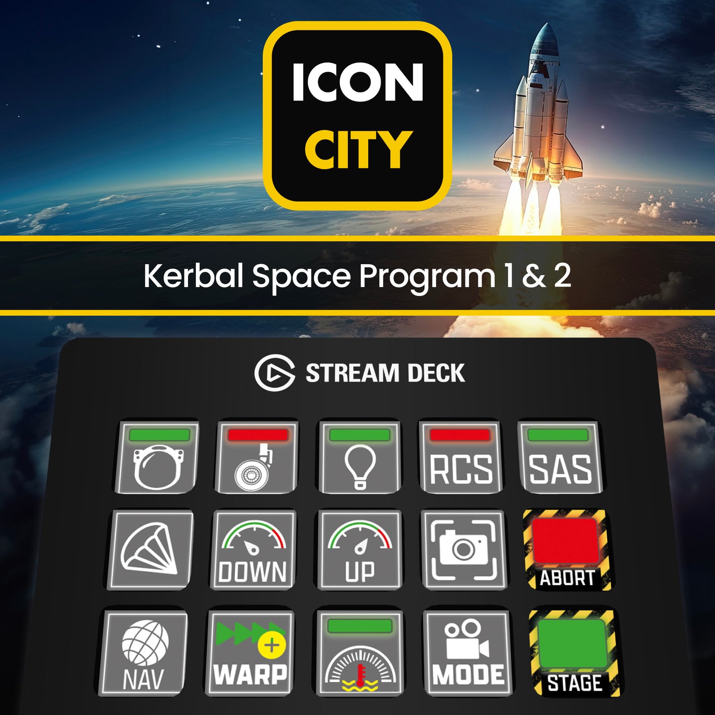 Kerbal Space Program 1 & 2 icon pack