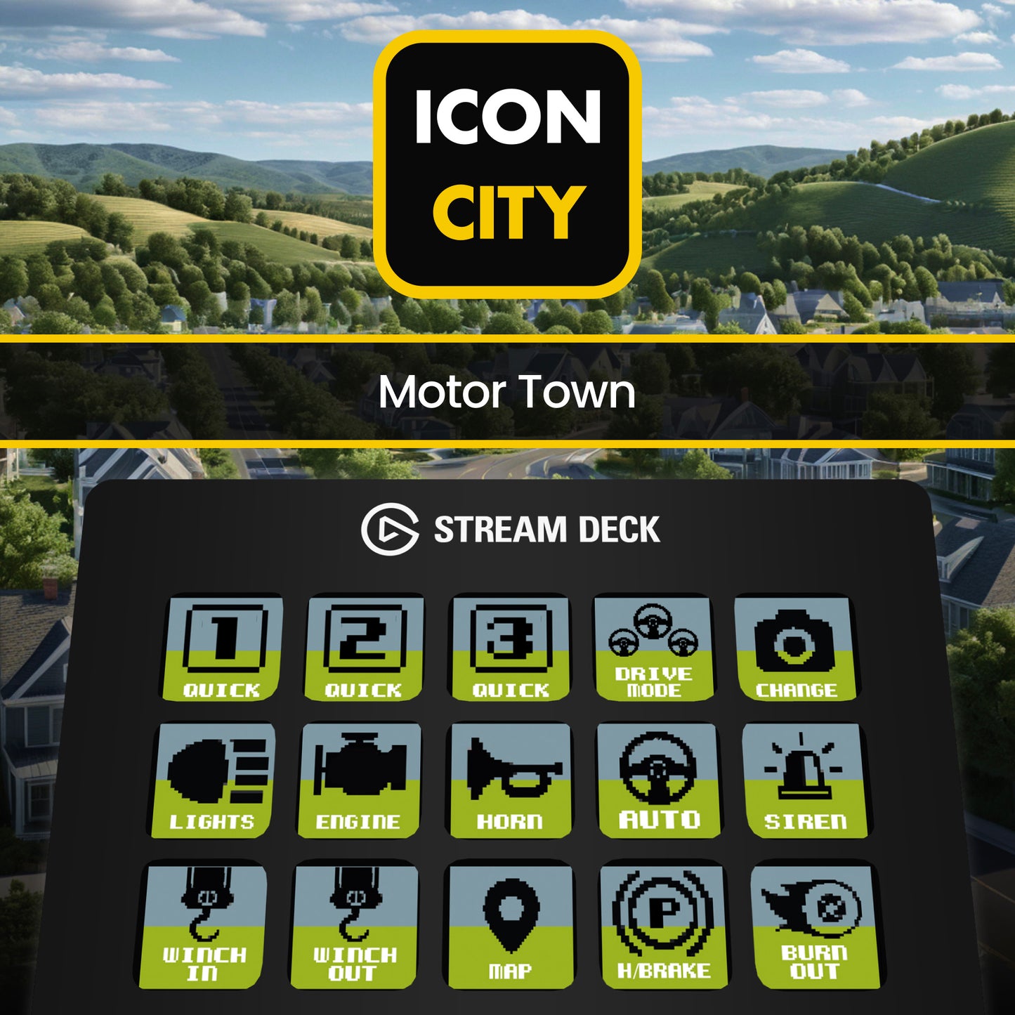 Motor Town icon pack