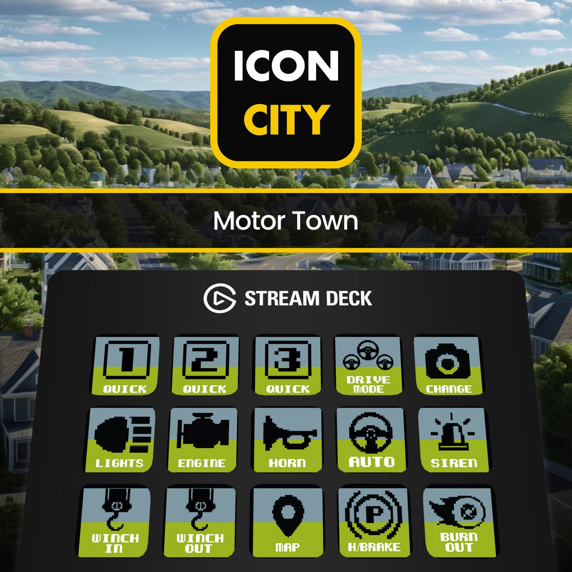 Motor Town icon pack