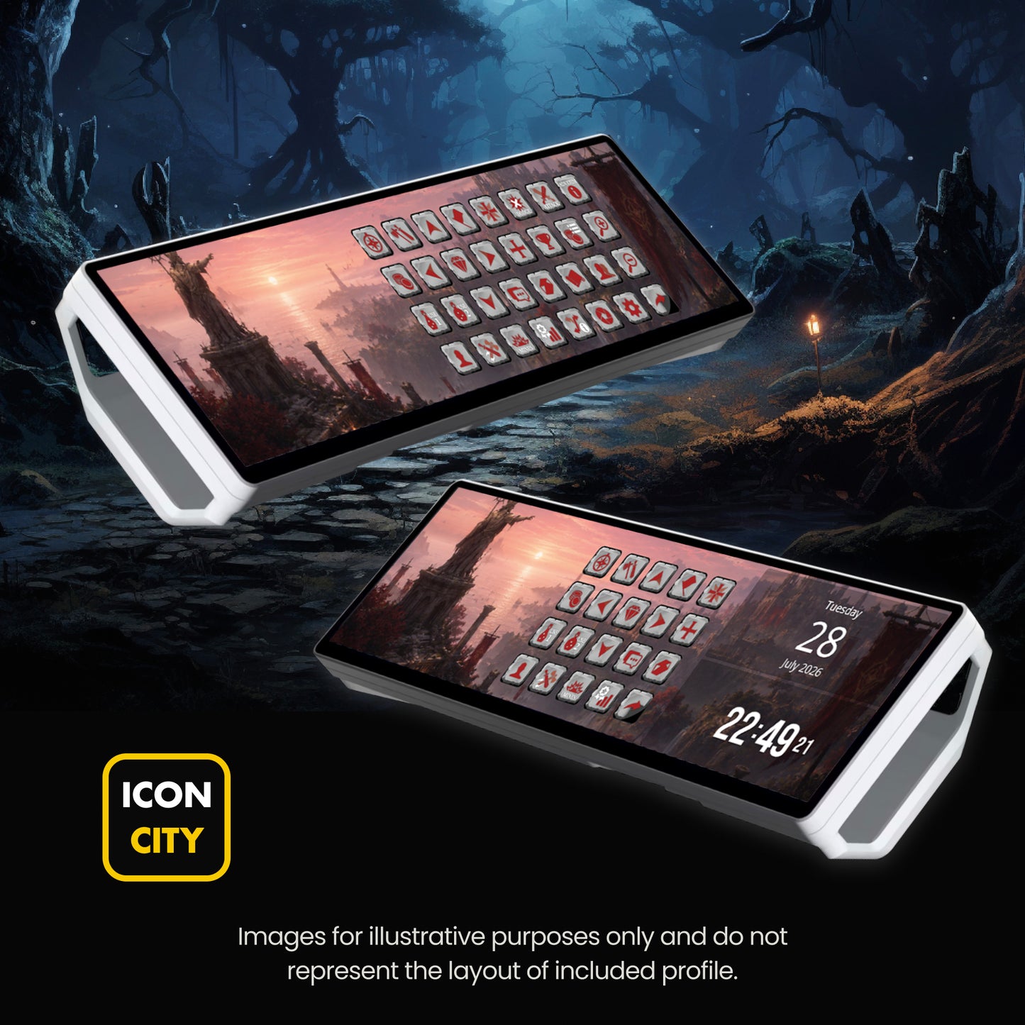 Made for Corsair Xeneon Edge - Small, Medium and Large Widgets - iConCity.com 