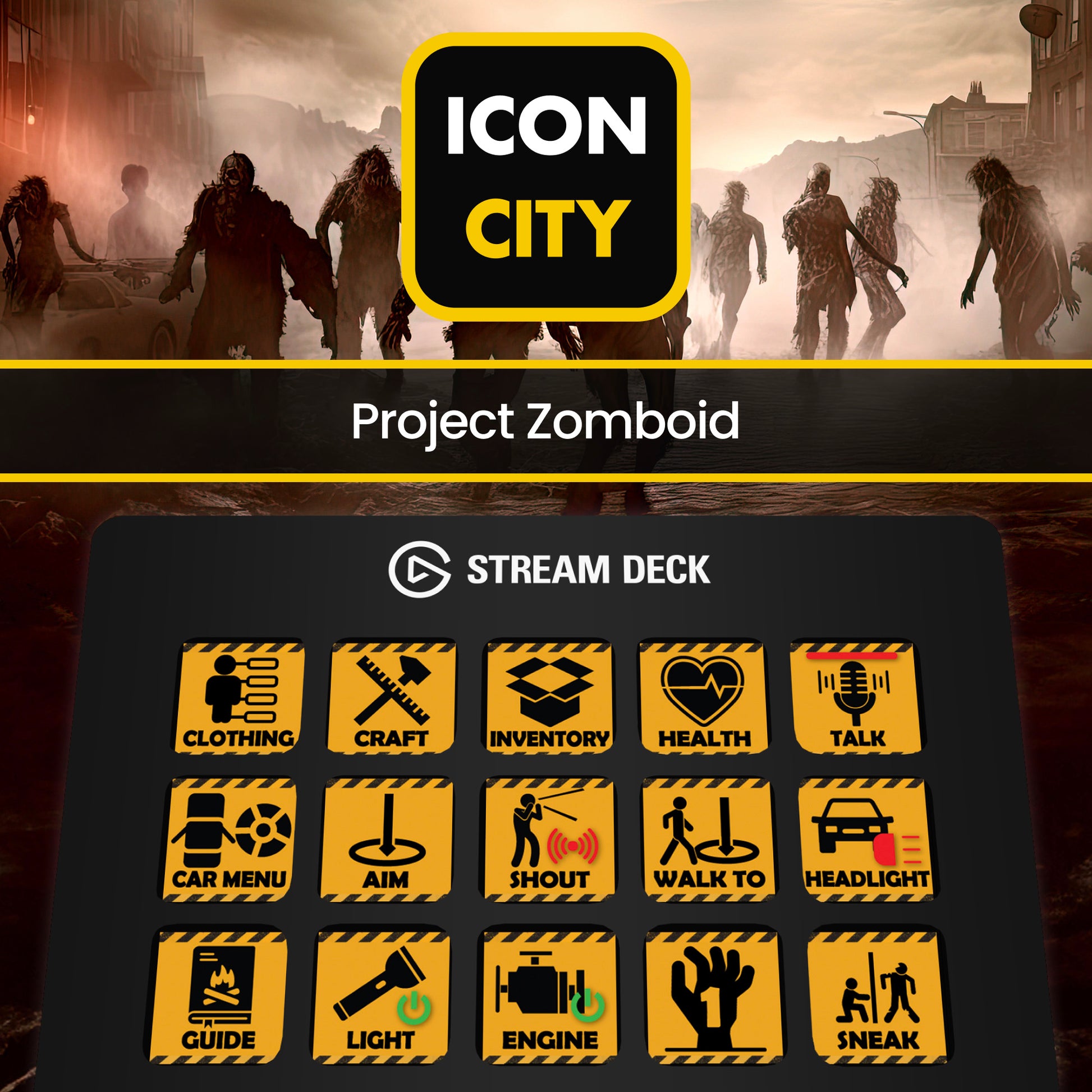 Project Zombiod icon pack