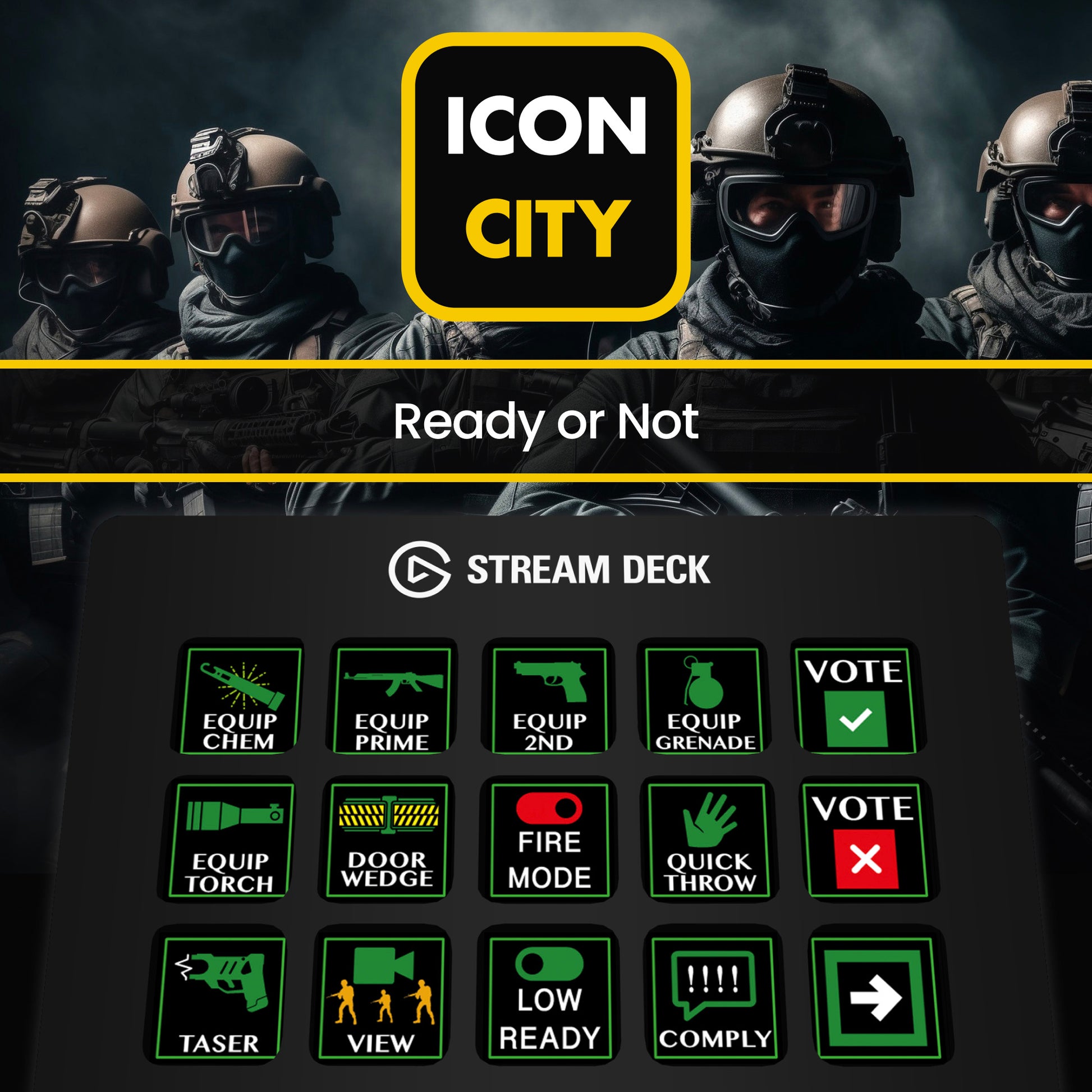 Ready or Not icon pack