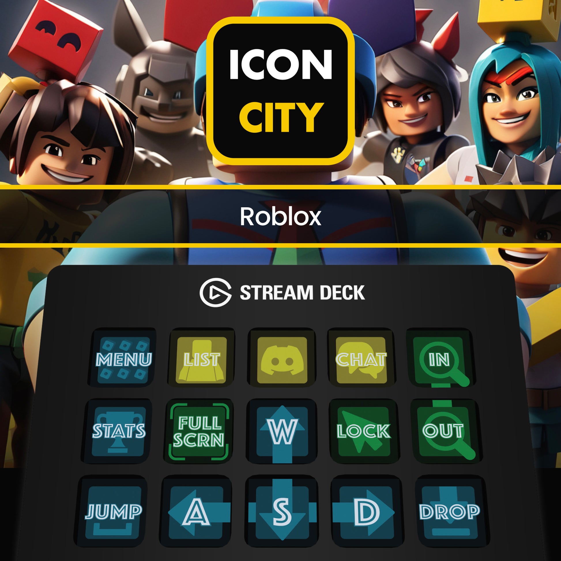 Roblox - 63 Icons for Elgato Stream Deck – iConCity.com