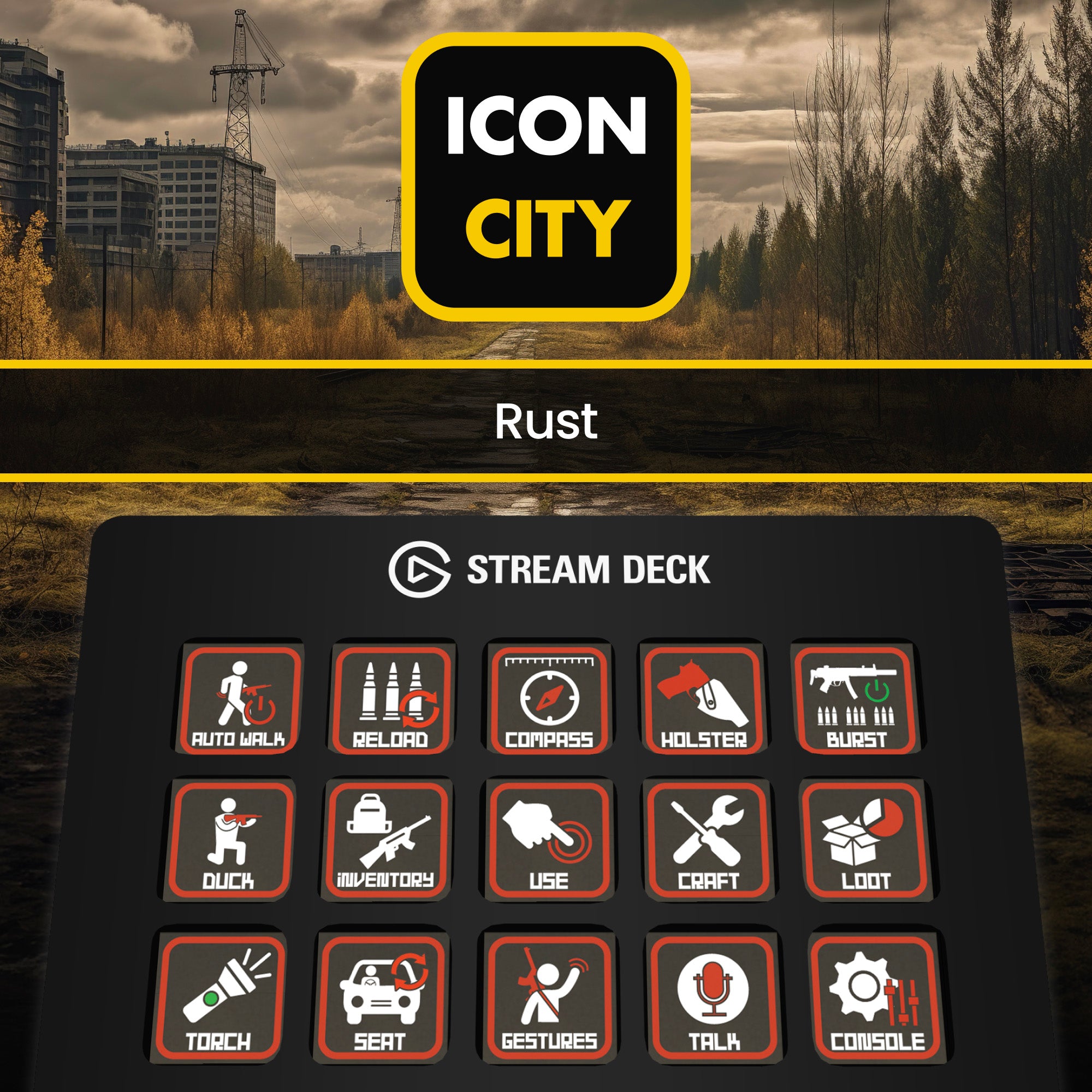 Rust - 63 Icons for Elgato Stream Deck – iConCity.com