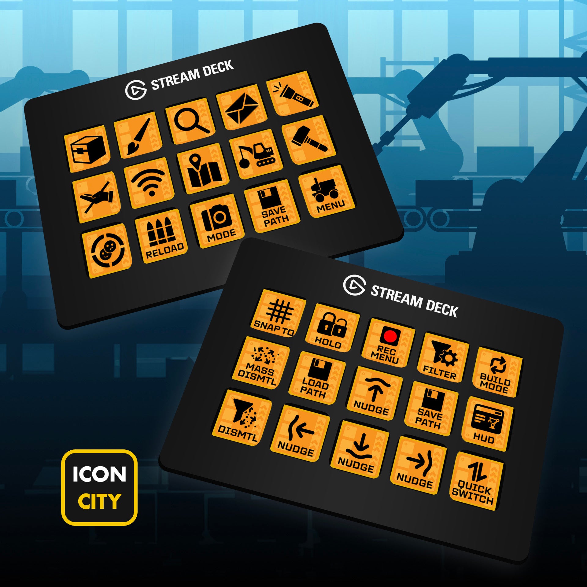 Satisfactory - 60 Icons for Elgato Stream Deck – iConCity.com