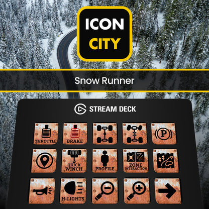 Snow Runner icon pack