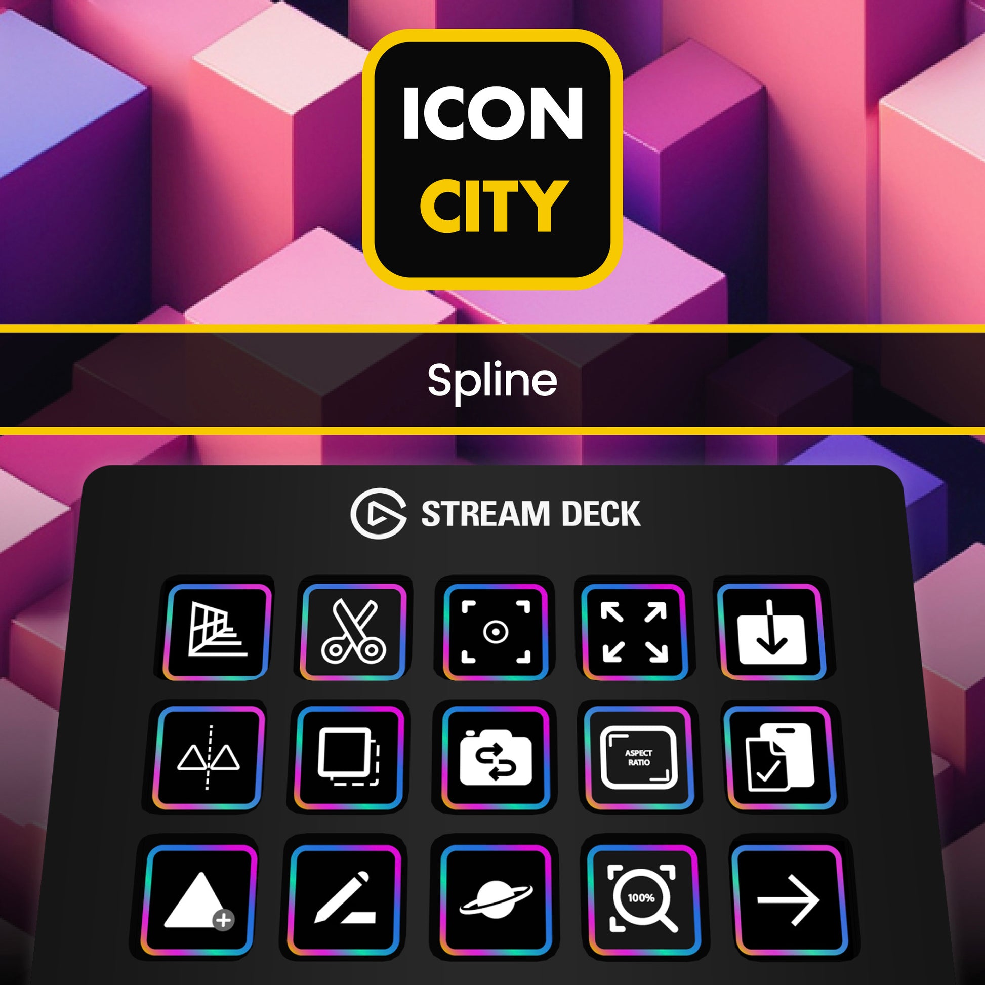 Spline icon pack