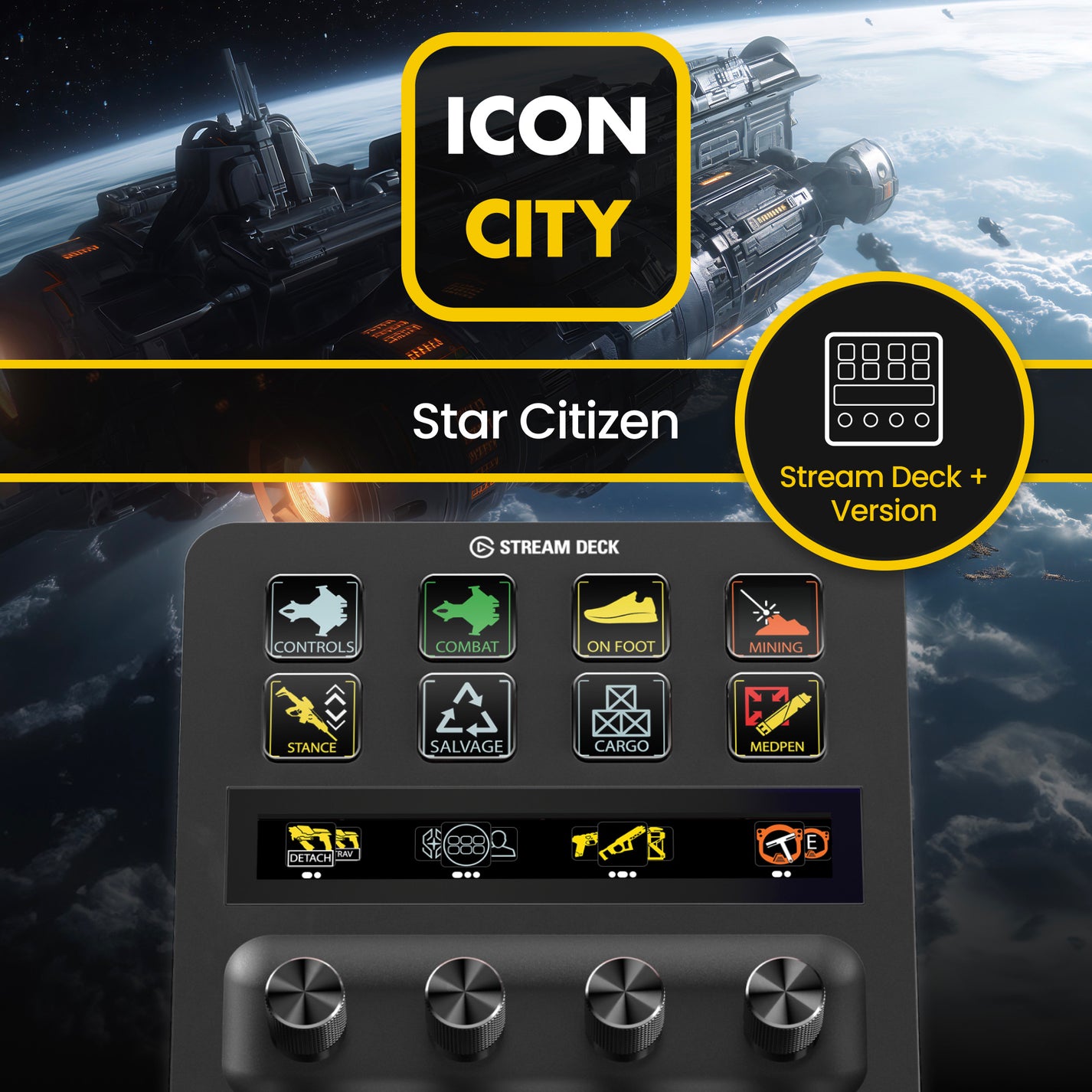 Star Citizen - 710 Icons and profiles for Elgato Stream Deck ...