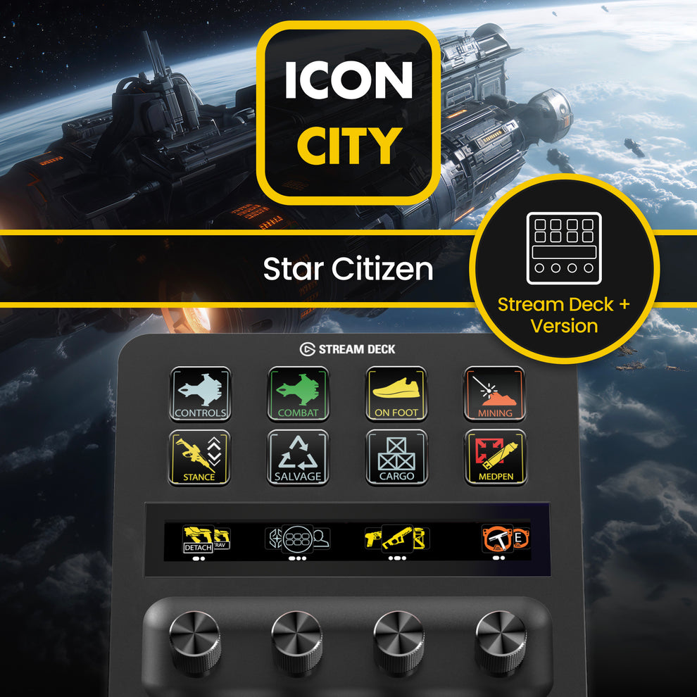 Star Citizen 4.9 Ready - 832 Icons and profiles for Elgato Stream Deck ...