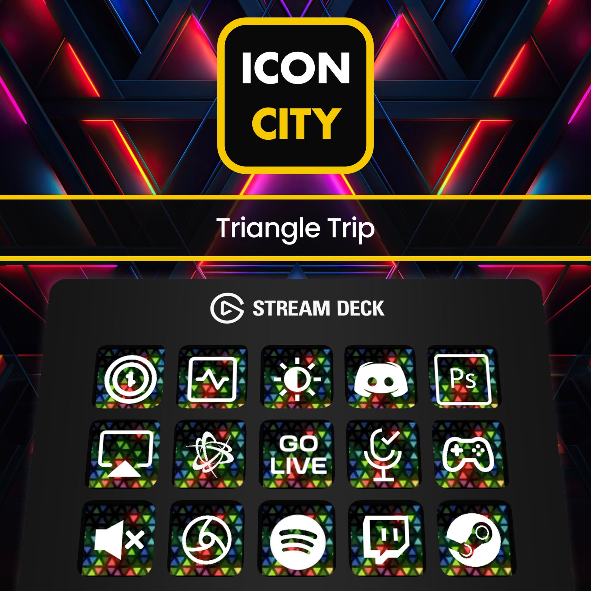 Triangle Trip icon pack