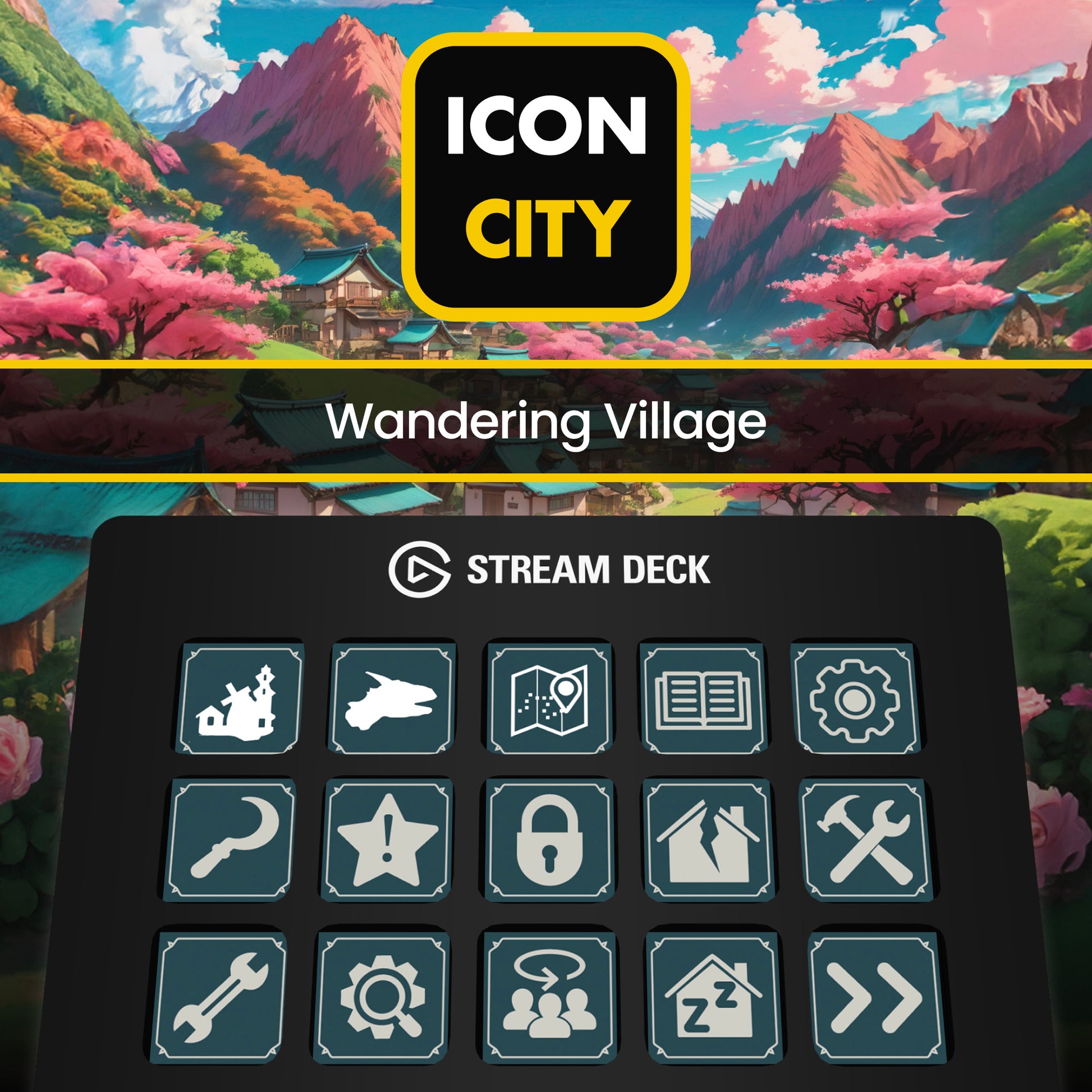 Wandering Village icon pack