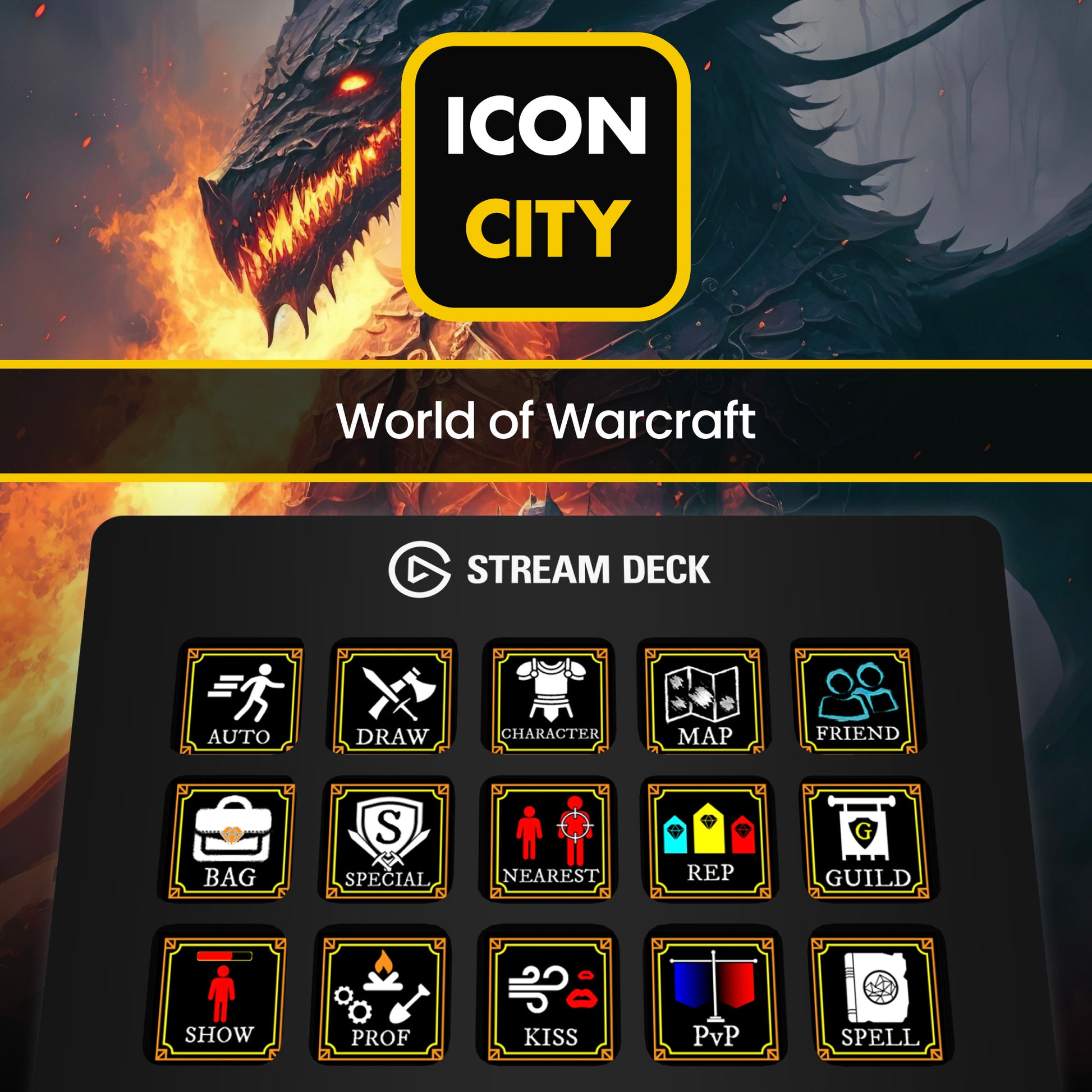 World of Warcraft icon pack